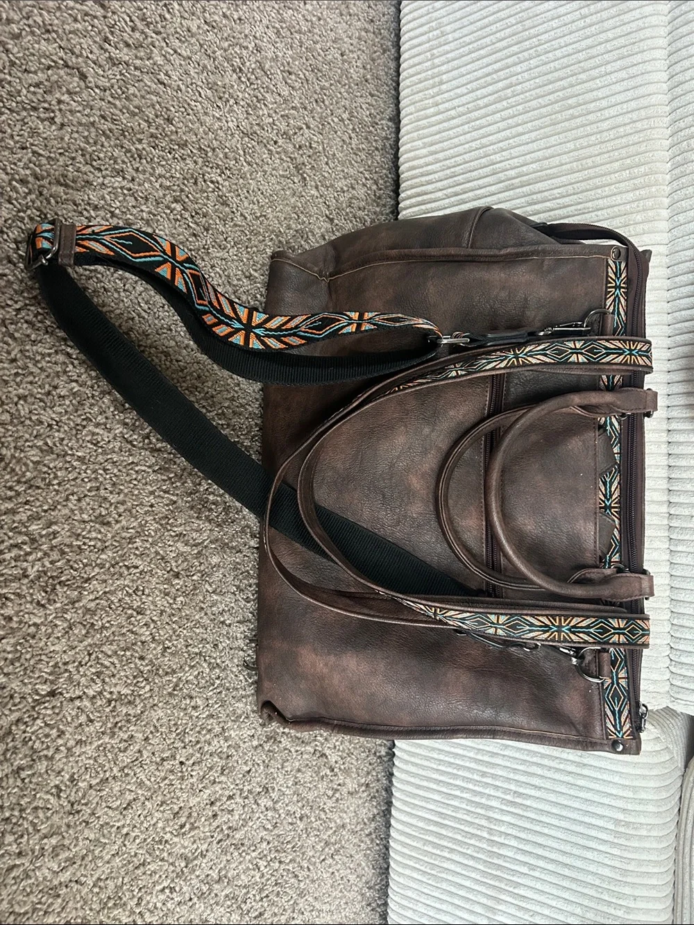 Brown Leather work bag